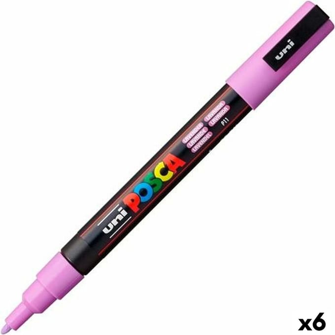 Markeerstift POSCA PC-3ML Lavendel 6 Stuks
