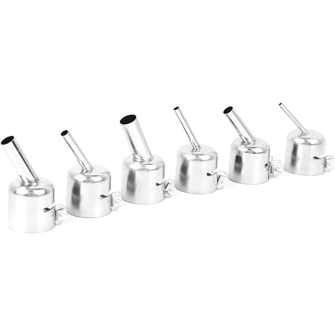 6 stuks schuine mondstuk 850 voor heteluchtpistool soldeer- desoldeerstation accessoires