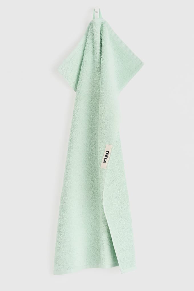 Tekla Unisex Guest Towel Mint Maat: 30x50 | Handdoeken Outlet | Unisex | Groen