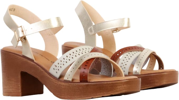 Sandalen met hak