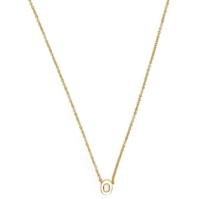 Luxenter Ketting met 18-karaats geelgouden afwerking - Alphabet
