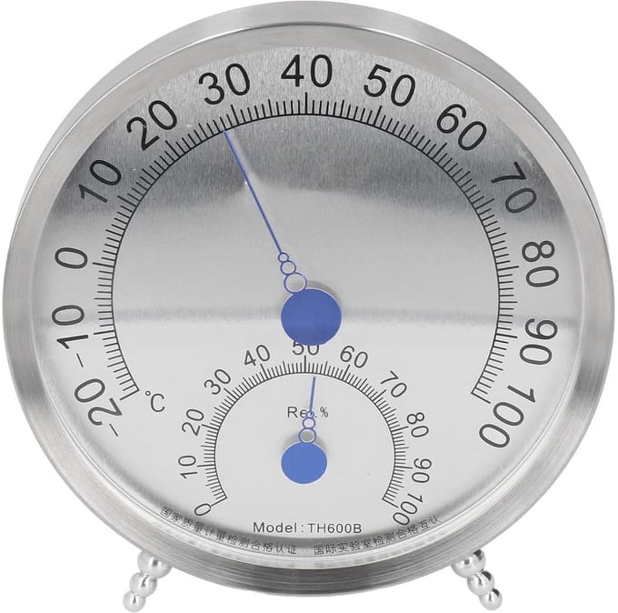 Waterdichte Buiten Thermometer met Hygrometer en Standaard