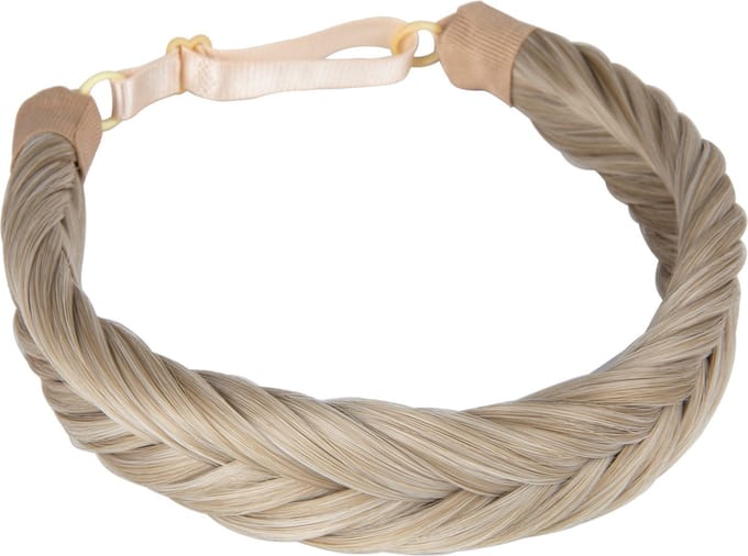 Fishtail Braid / Vlecht Haarband - White Blonde | Visgraad Vlecht | Breedte 3,5 cm | Fashion Favorite