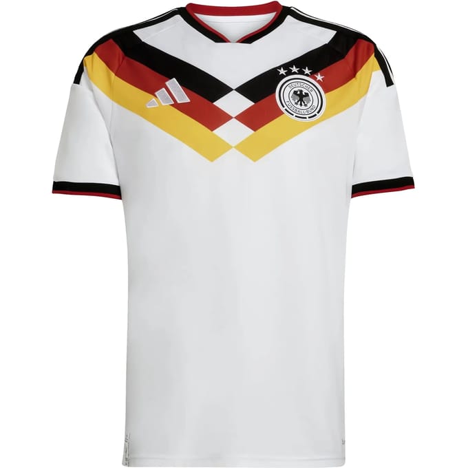 Adidas Germany Truien/Replica's Heren - Wit - Maat S - Poly Jersey