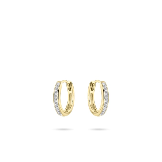 Gisser Jewels Goud Oorringen Goud VGKCD2/12