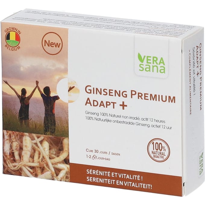 Vera Sana Ginseng Premium Adapt+ 30 Capsules
