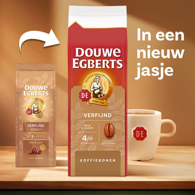 Douwe Egberts Verfijnd Koffiebonen - 4 x 500 gram