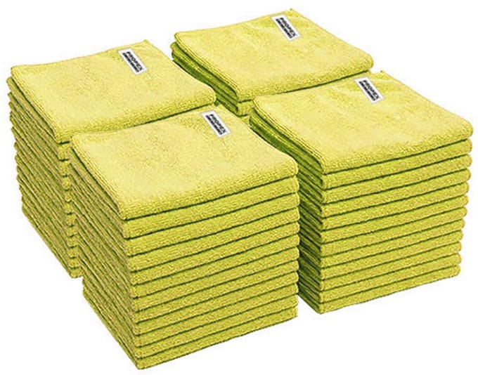 Propex microvezeldoek geel 40 x 40 cm (48 stuks) - Schoonmaakmiddelen - Facilitair
