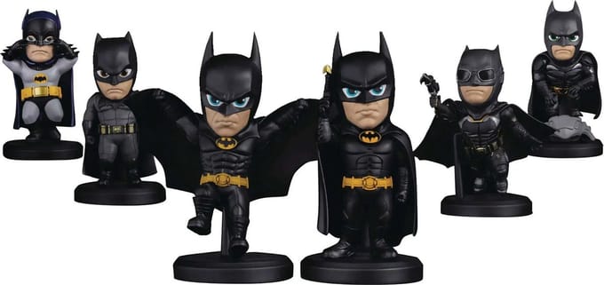 DC Comics - MEA-038 - Batman Assemble (x6) - 8cm