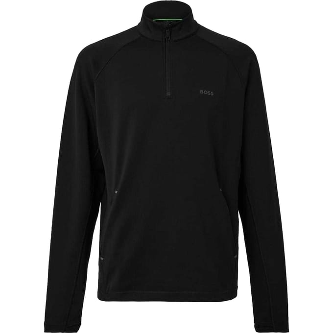 Boss Trainings Sweatshirt Heren Regular (Zwart)