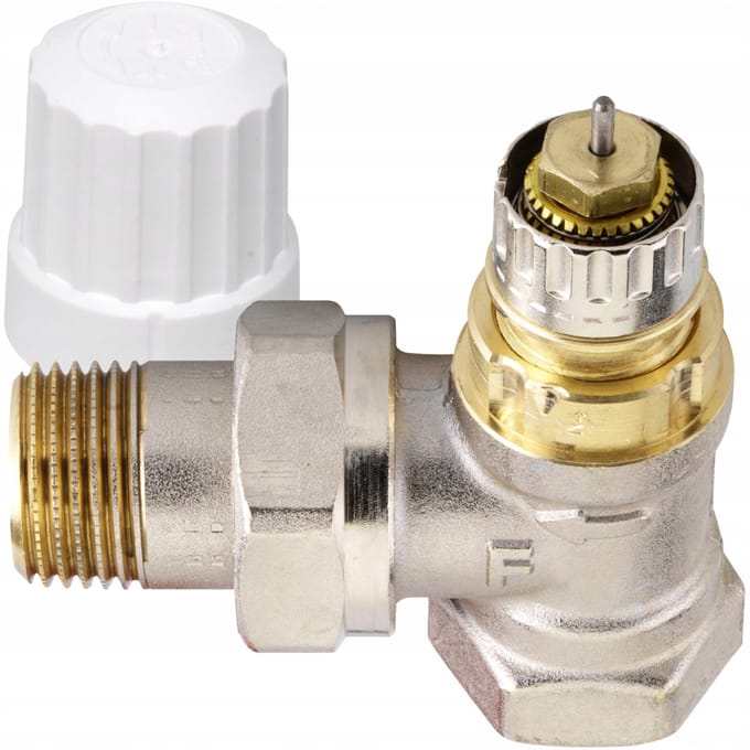 Danfoss RA-IN Hoekradiatorkraan DN15 1/2" - Thermostatisch