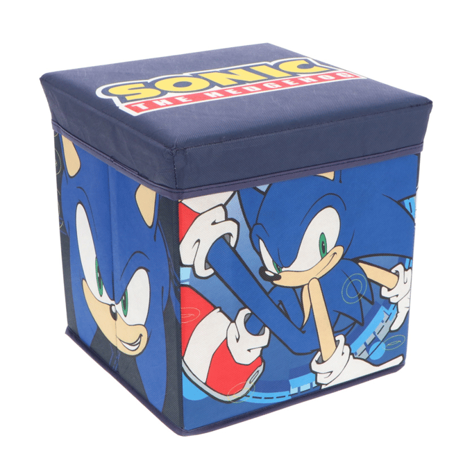 Sonic Opbergdoos - Met deksel - Stoel - Blauw - 30 cm