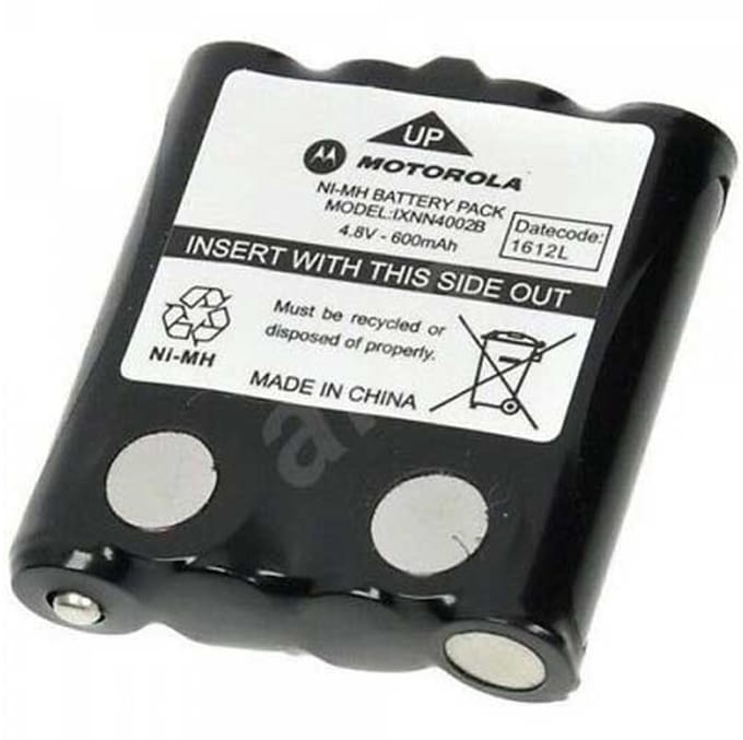 Motorola Xtr446 T5 T6 T7 T8 Batterij Zwart