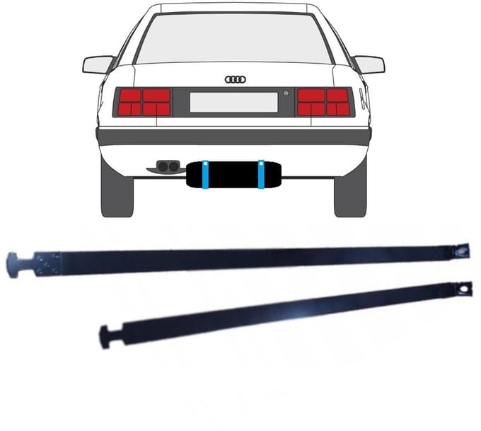 Brandstoftank klemmen voor Audi 100 C3 1982-1990