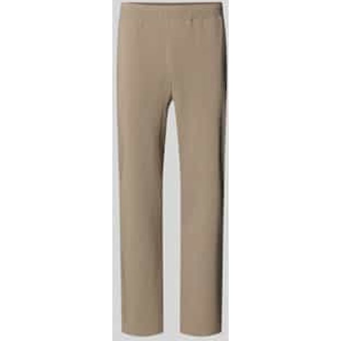 tapered fit broek met wafelstructuurpatroon model 'TERRACE'