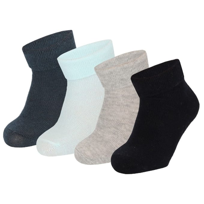 Apollo - Baby Sokken Katoen - Multi Blauw - 6/12M - Baby sokjes - Baby sokken