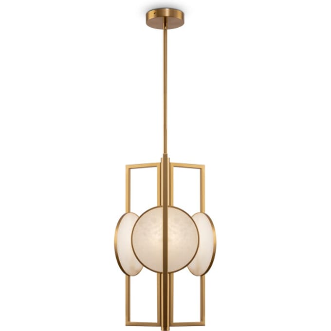 Maytoni - Hanglamp Marmo - Goud - Ø30,5