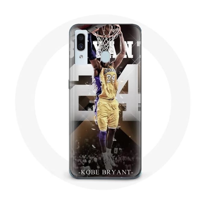 Coque pour Samsung Galaxy A30 Kobe Bean Bryant NBA de lakers