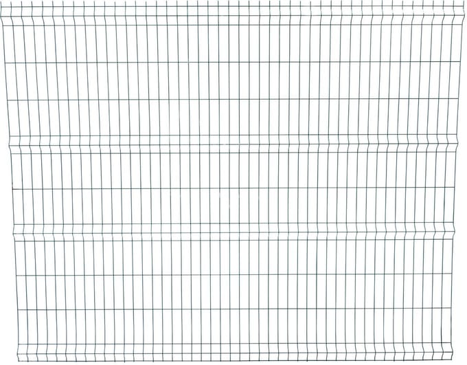 Enkelstaaf hekwerk groen 200cm hoog 250cm breed.