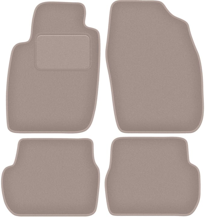 Beige velours matten voor: Toyota Starlet P9 hatchback (1996-1999)