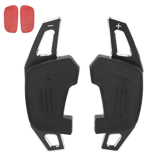 1 Paire Extensions de Palette au Volant Remplacement pour Lamando GTS Sagitar GLI Black black
