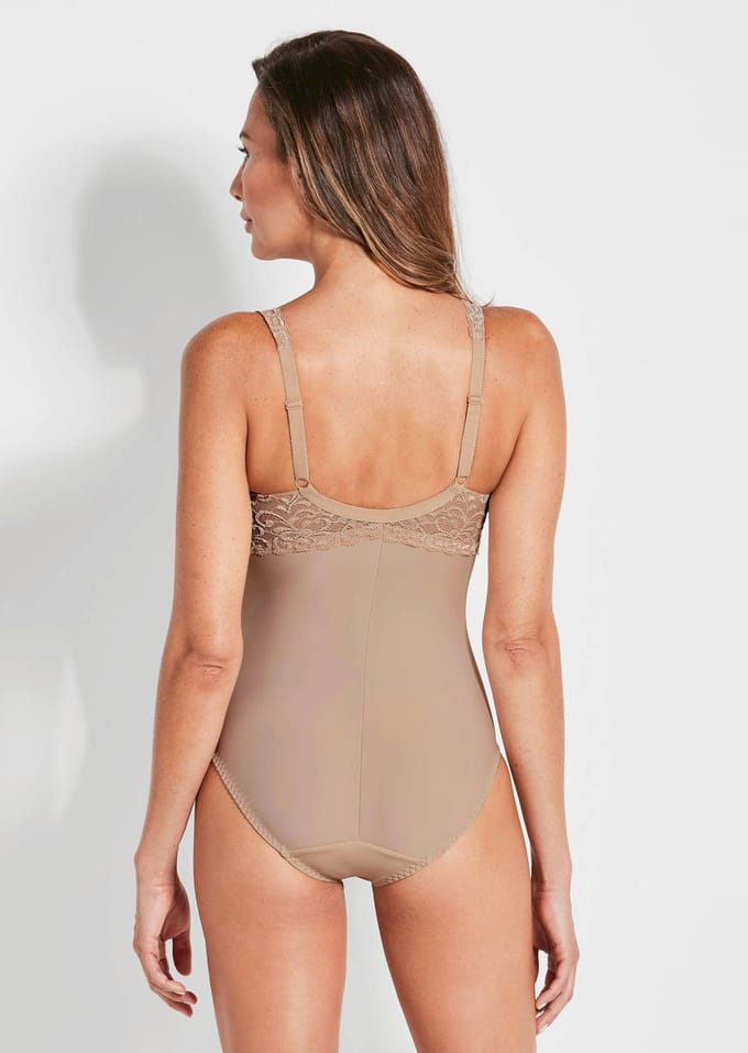 Corrigerende minimizer-body met beugels - skin - Gr. 75 D van Goldner Fashion