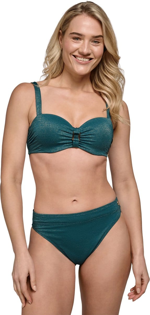 Ten Cate bikini top twisted buckle bottle green voor Dames | Maat 38D (75D)