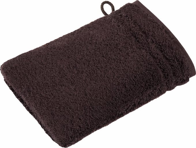 Vossen Washandje Vienna Style Supersoft - Dark Brown 22x16