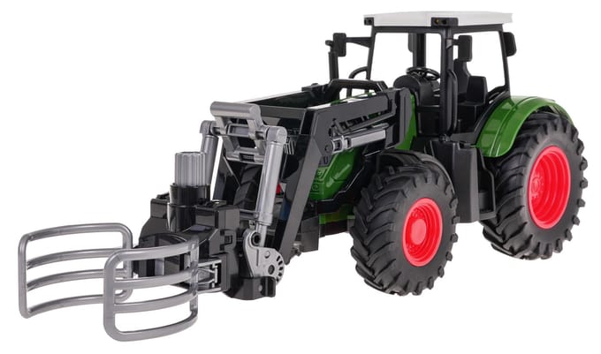 Groene Boerderij Traktor met Schuif - Speelgoed 1:24