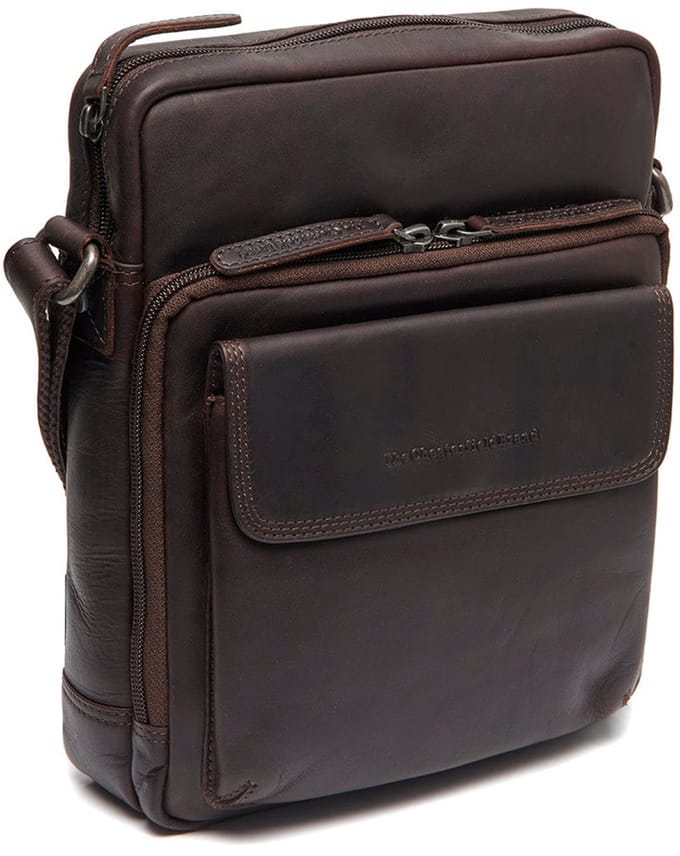 Chesterfield Montira Waxed Pull Up Schoudertas - Bruin