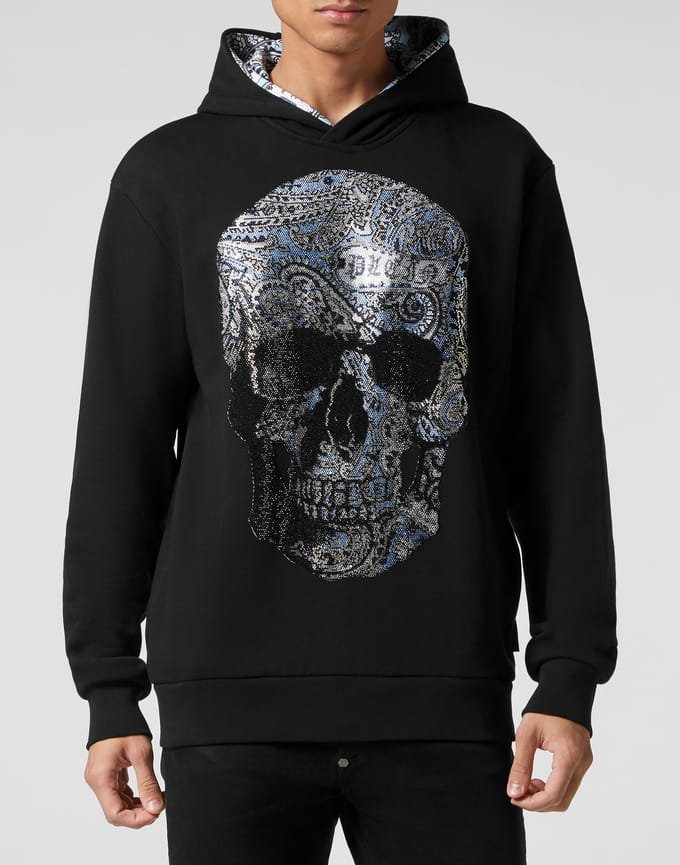 Sweatshirt Met Capuchon Paisley