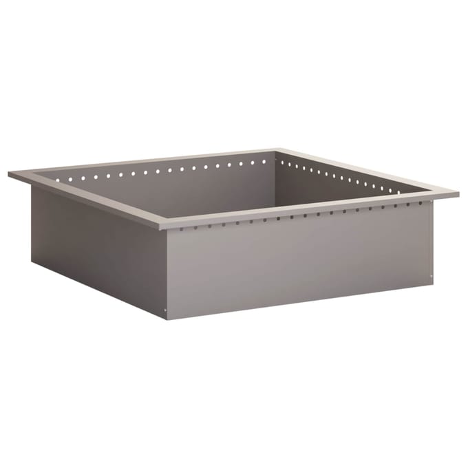 vidaXL - Vuurschaal - Ring - Roestkleurig - 100 - x - 100 - x - 25 - cm - weervast - staal
