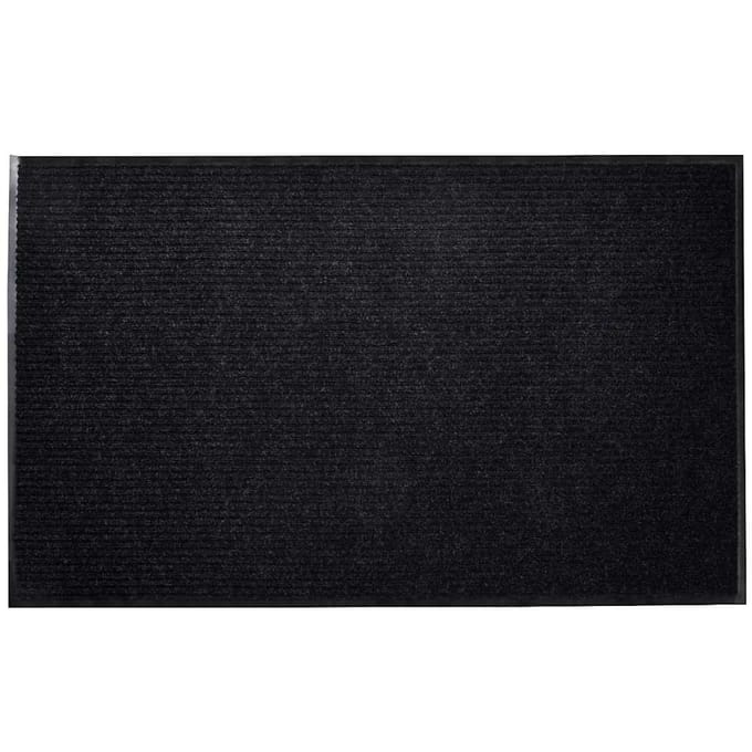 vidaXL - Deurmat - 90x150 - cm - PVC - zwart