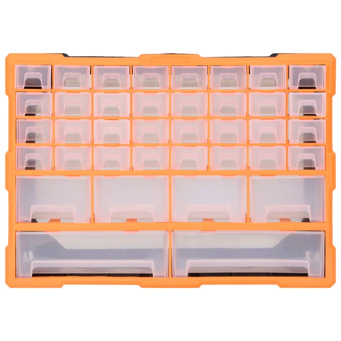 vidaXL - Organiser - met - 38 - lades - 52x16x37,5 - cm