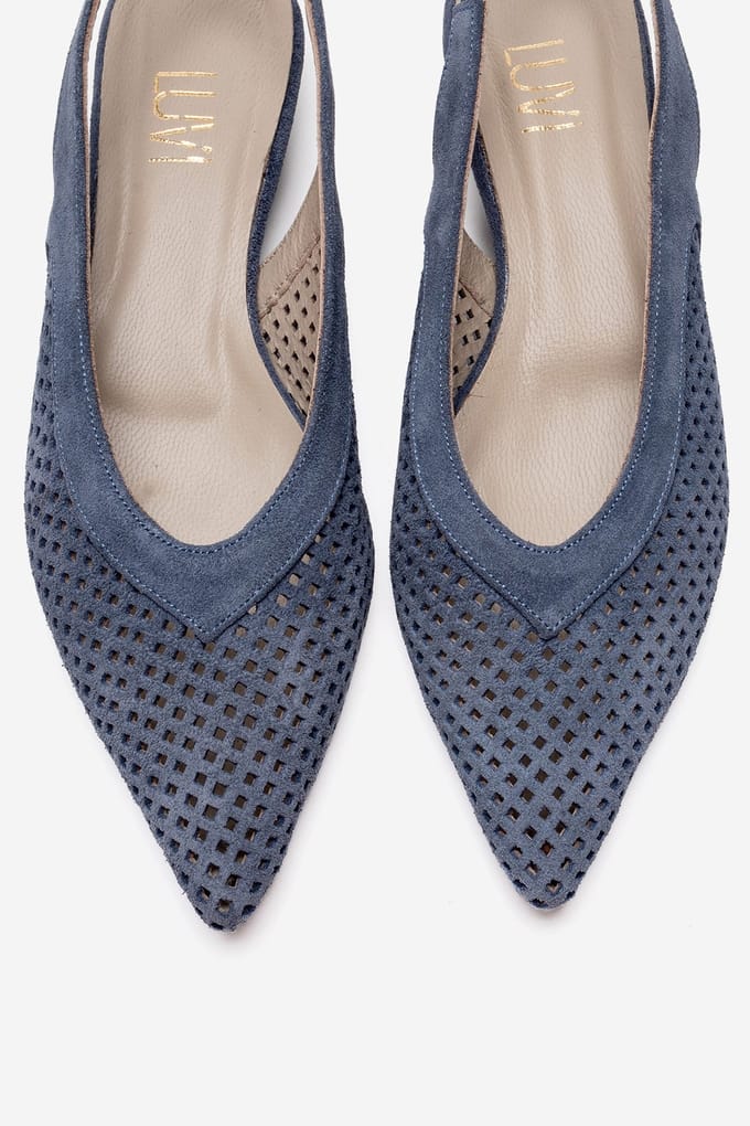 Lieve Leren Slingback Pump (Dames)