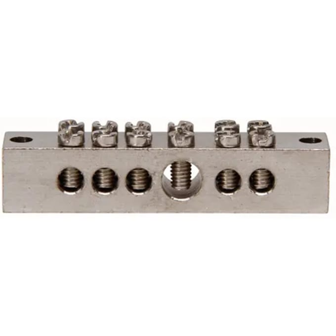Kopp Aardblok Voor Badkamer 1x25mm²+5x6mm²