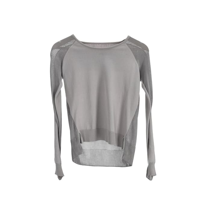 MM6 trui van Maison Margiela in grijs katoen