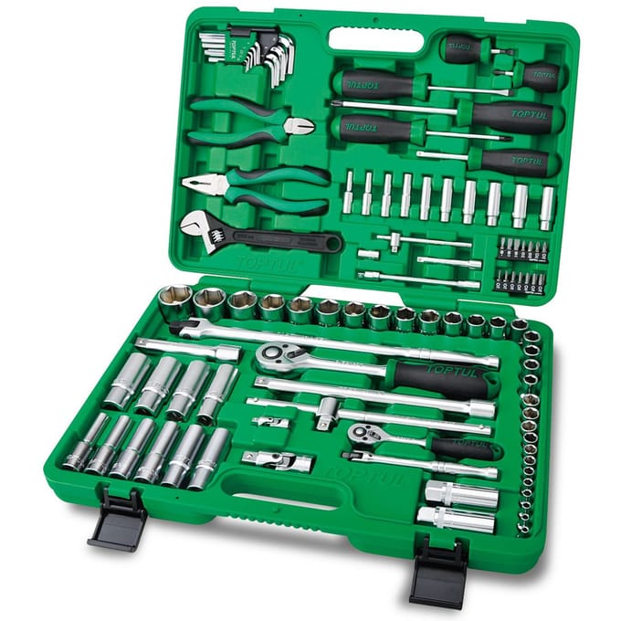 Gereedschapskist TOPTUL 1/4 inch 1/2 inch 97 teilig