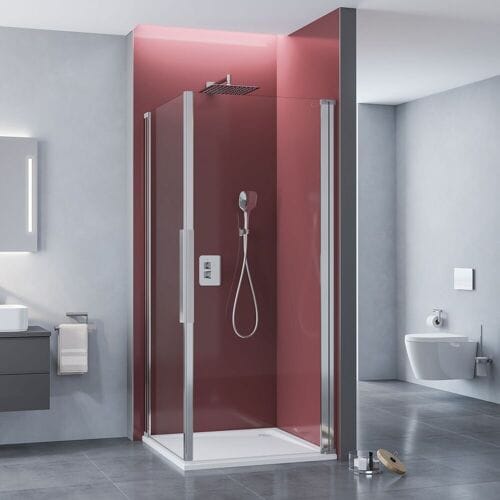 Kronenbach Tube swing door EPWS corner entry 80 cm side panel right KB01708K020SP9