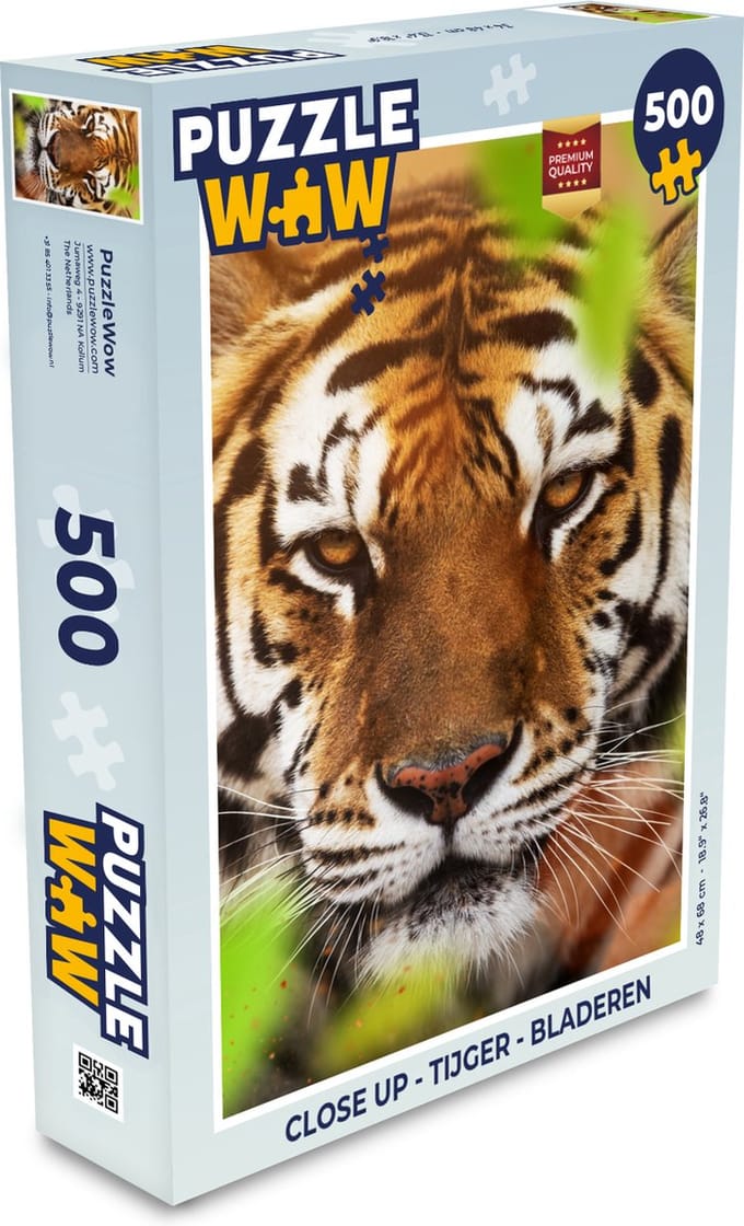 Puzzel Dieren - Tijger - Roofdieren - Legpuzzel - Puzzel 500 stukjes
