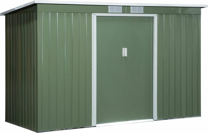 Outsunny gereedschapsschuur - fundering - 2 ventilatieopeningen
