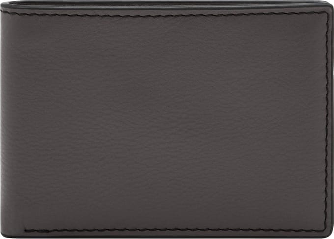 FOSSIL Portemonnee Steven FPW Bifold Wallet Lead Gray Antraciet