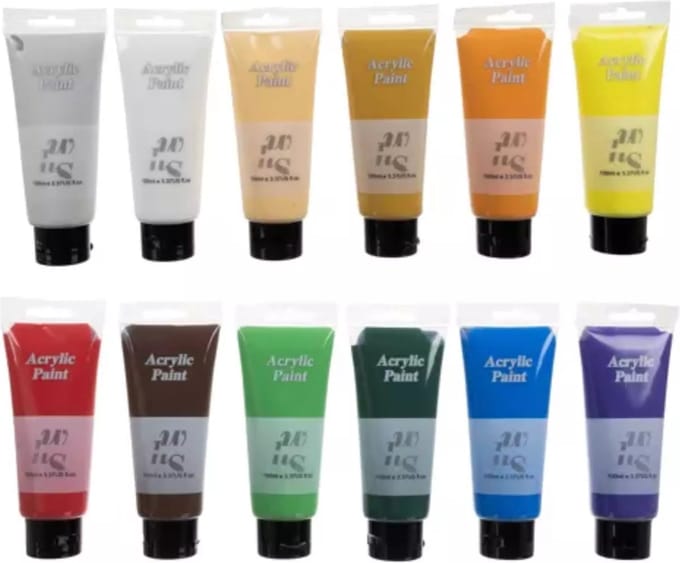 Maaleo - Acrylverf - 12 stuks - 100ml