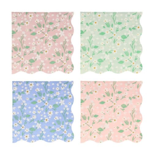 Meri meri - servetten groot à 16 stuks, ditsy floral