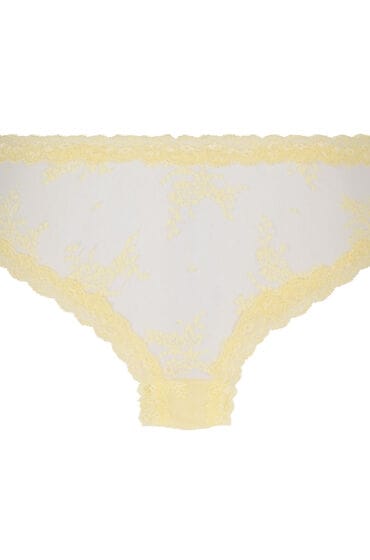 Hunkemöller Brazilian V-shape Mesh Geel