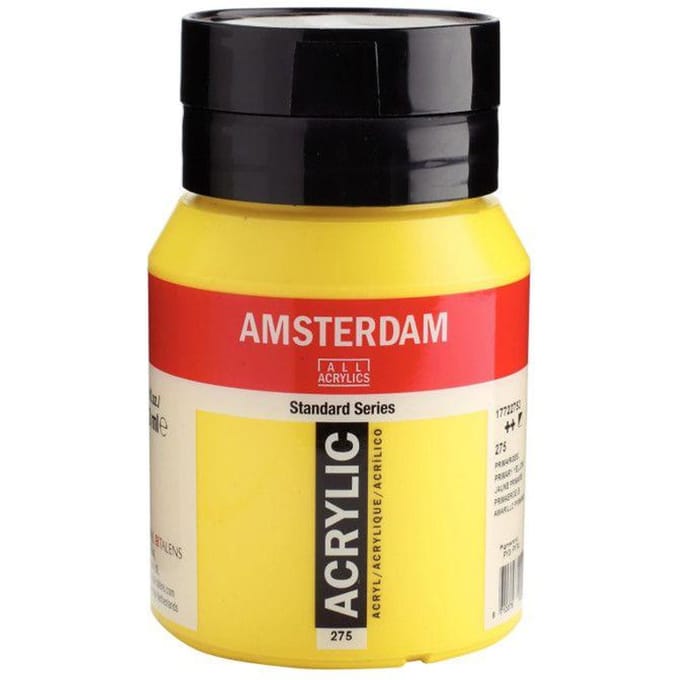 Amsterdam Standard Series Acrylverf Pot 500 ml Primairgeel 275