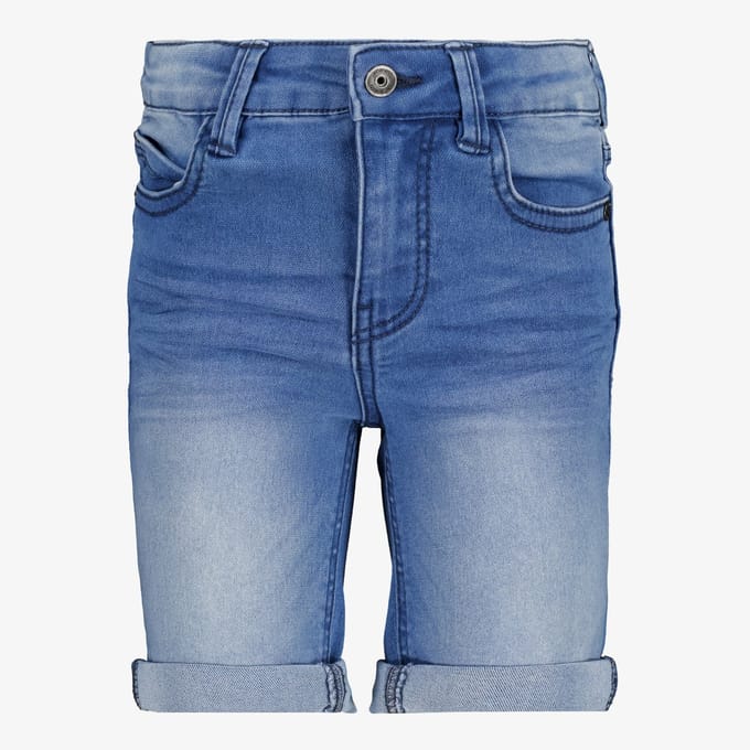 Unsigned jongens denim short medium blauw - Maat 92