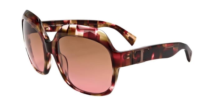 Tods To0360 Zonnebril Bruin,Rood Man