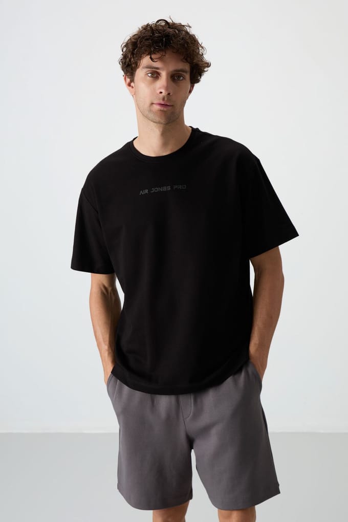 Oversized Geprinte Crew Neck T-shirt
