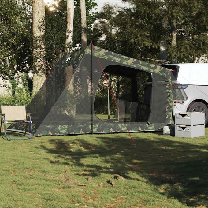 vidaXL - Autotent - 2-persoons - camouflage - waterdicht